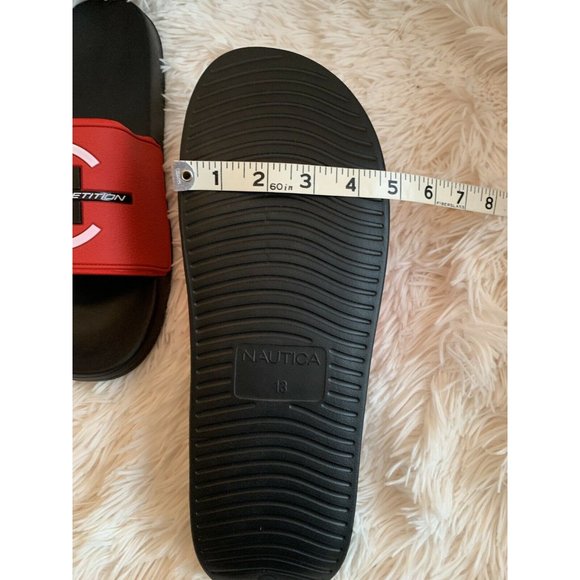 ?Men’s Sandals Nautica Competition Killian KM956-2 Slidees Size 13 Red /Black main image 4